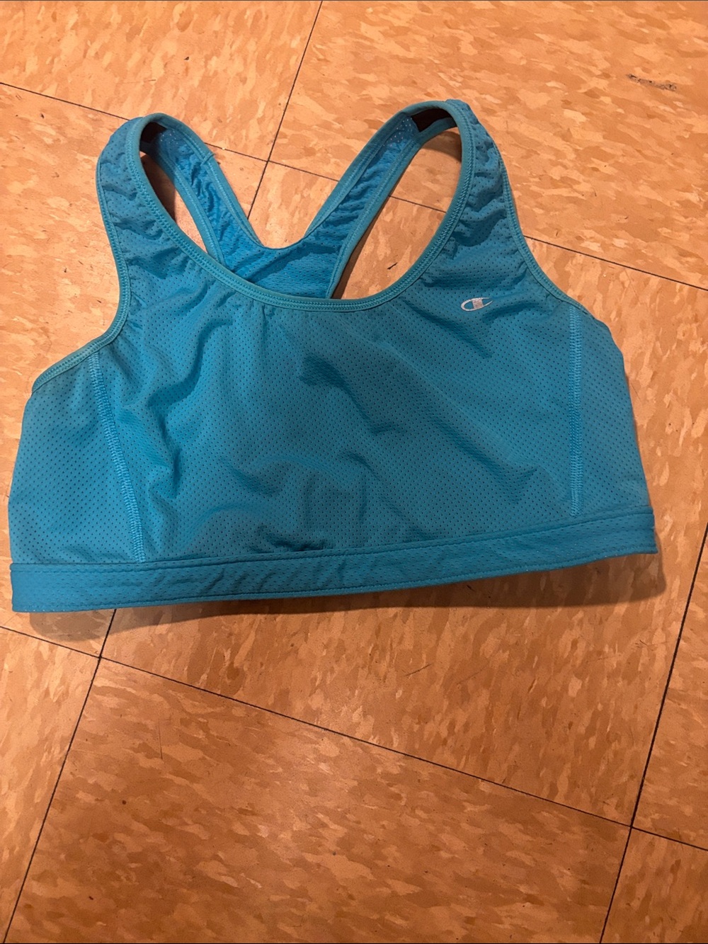 Champion Teal Blue Racerback Sports Bra